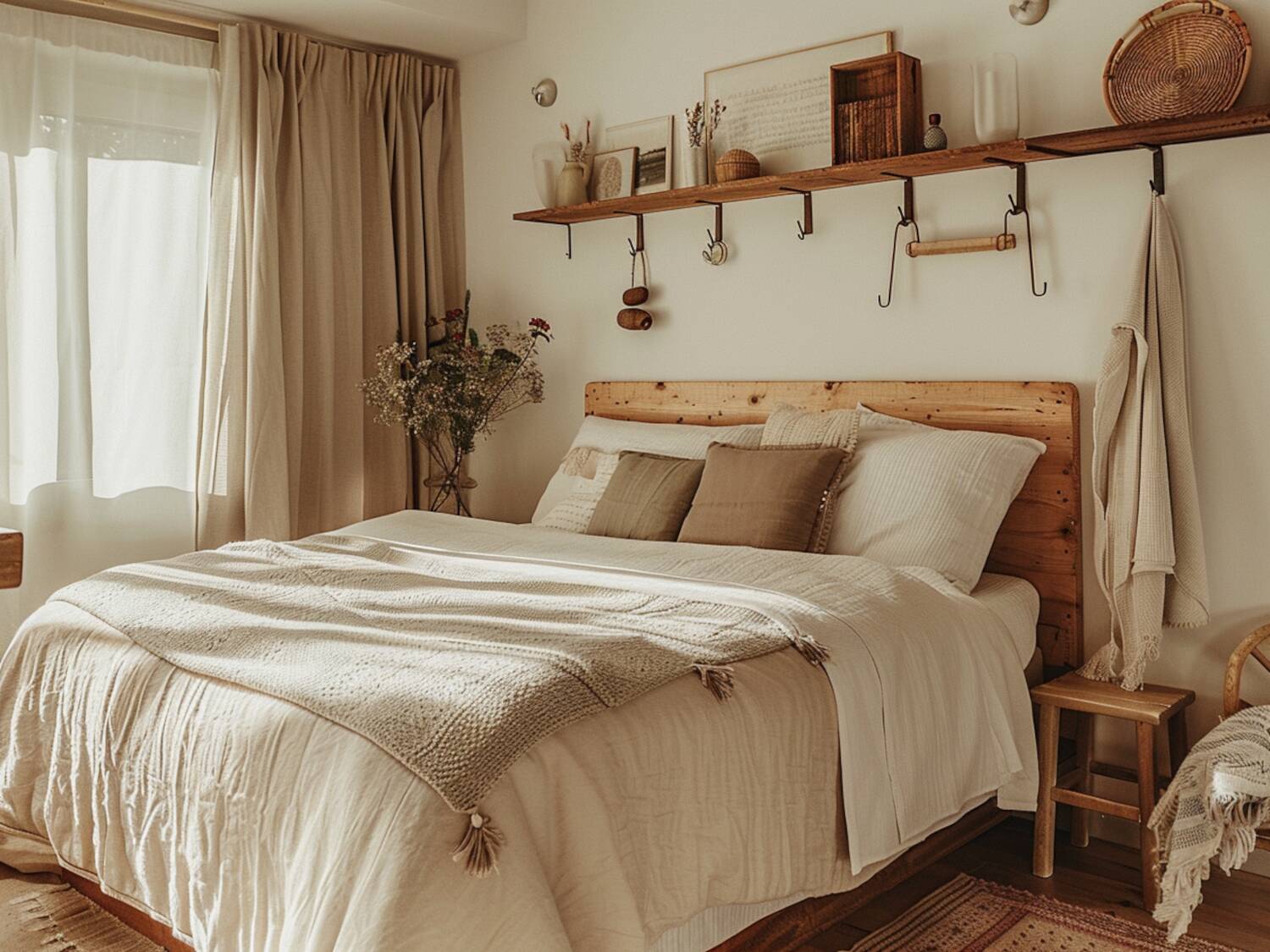 Ranking: Najlepsze łóżka w stylu skandynawskim do małych sypialni.