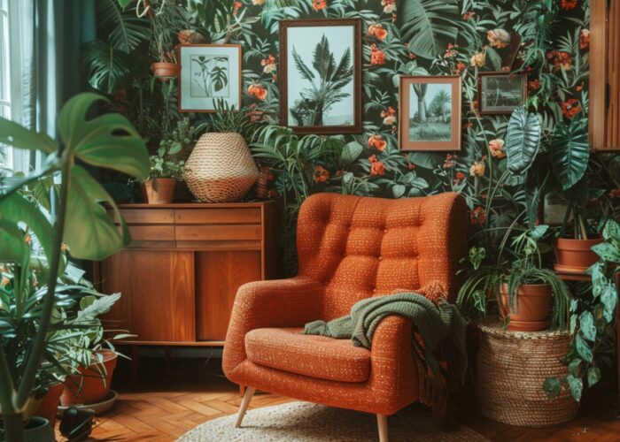 10 inspiracji na wnętrza w stylu vintage z motywami boho.