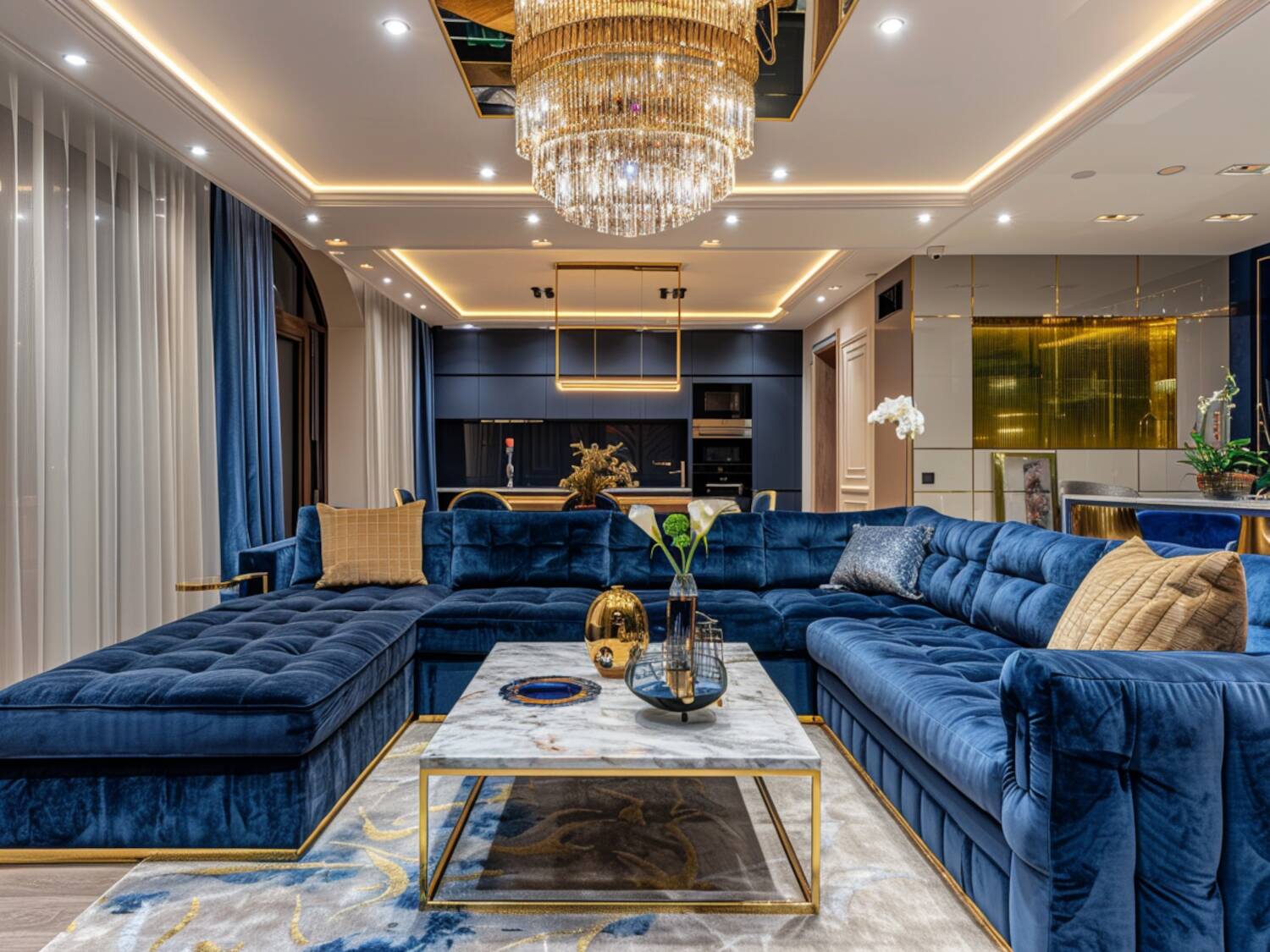 Jakie narożniki najlepiej sprawdzą się w dużych salonach?