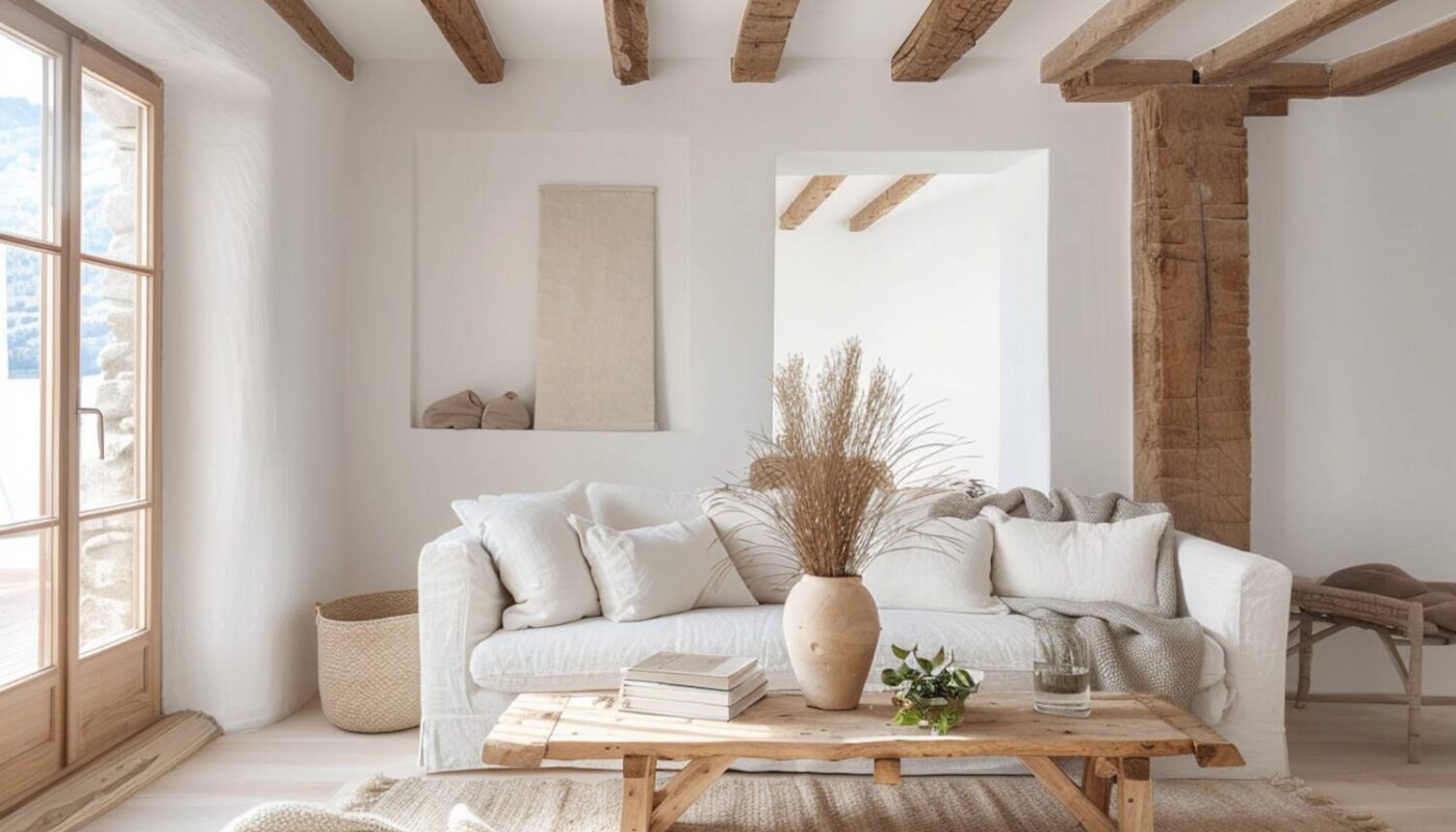 10 inspiracji na wnętrza skandynawskie z drewnianymi dodatkami.