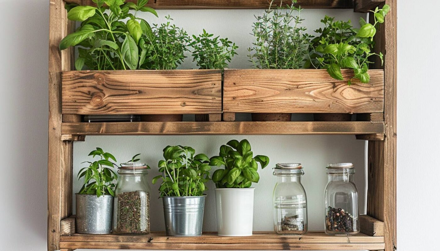 DIY: Jak stworzyć półkę ścienną z drewnianych skrzynek?