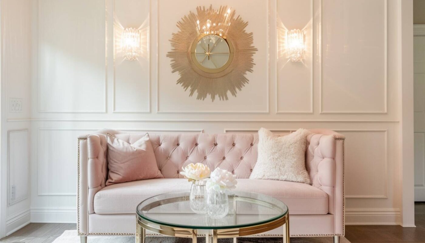 Poradnik: Jak urządzić salon w stylu glamour na małym metrażu?