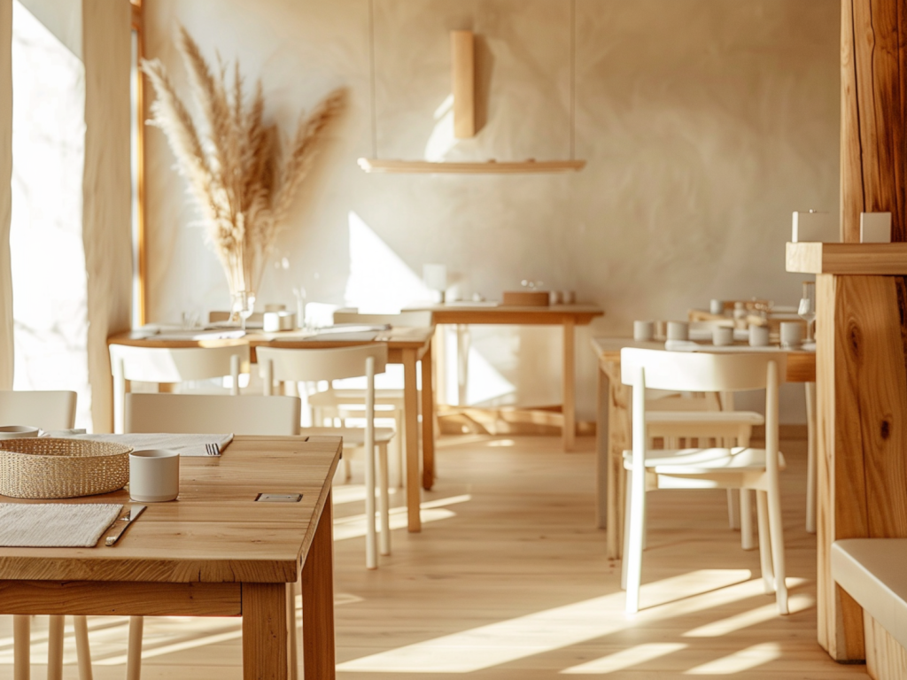 10 przykładów wnętrz restauracji z meblami wykonanymi z recyklingu