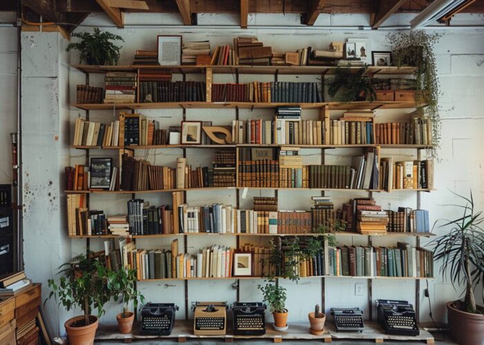 Ranking: Najlepsze regały w stylu rustykalnym do przestrzeni biurowych.