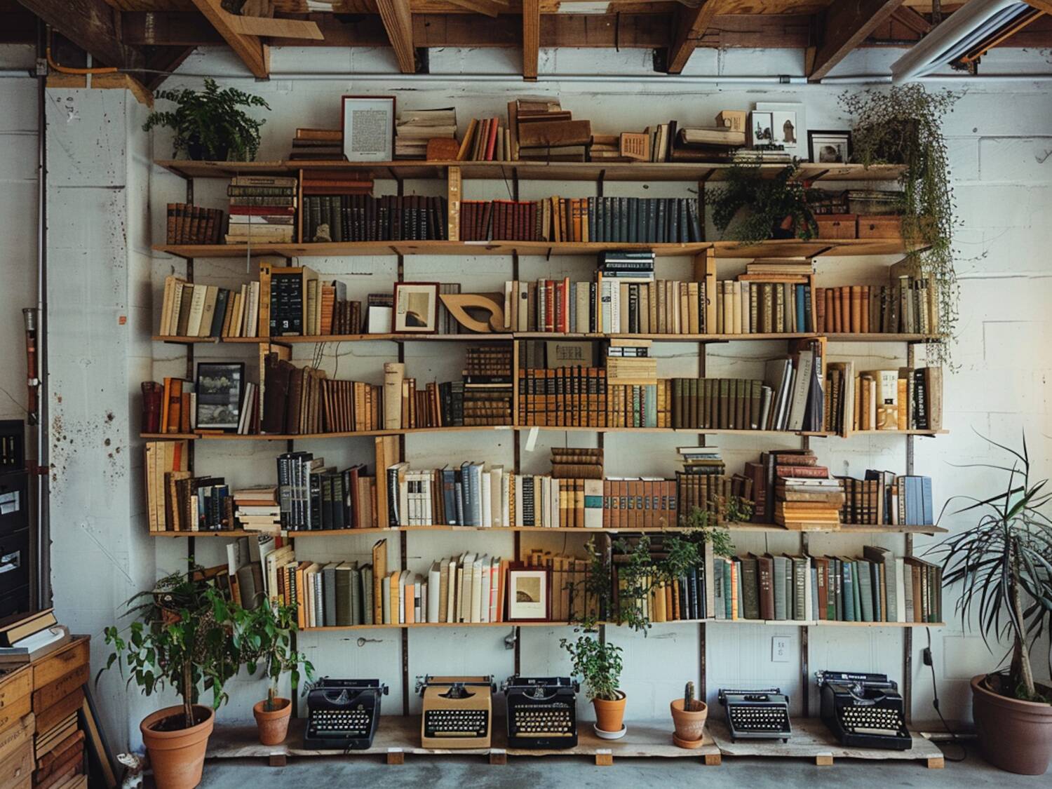 Ranking: Najlepsze regały w stylu rustykalnym do przestrzeni biurowych.