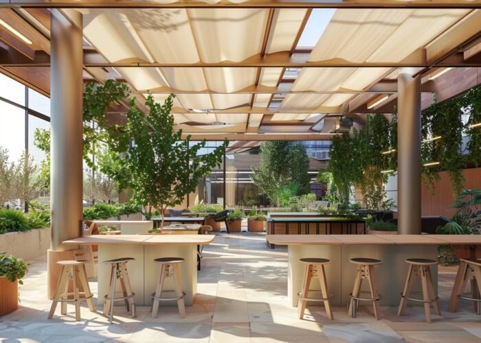 Jakie meble najlepiej sprawdzają się w przestrzeniach komercyjnych na świeżym powietrzu?