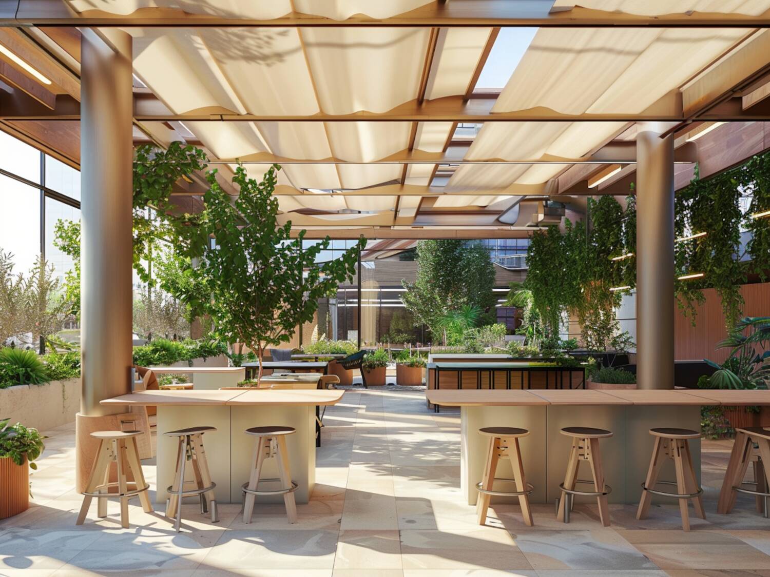 Jakie meble najlepiej sprawdzają się w przestrzeniach komercyjnych na świeżym powietrzu?