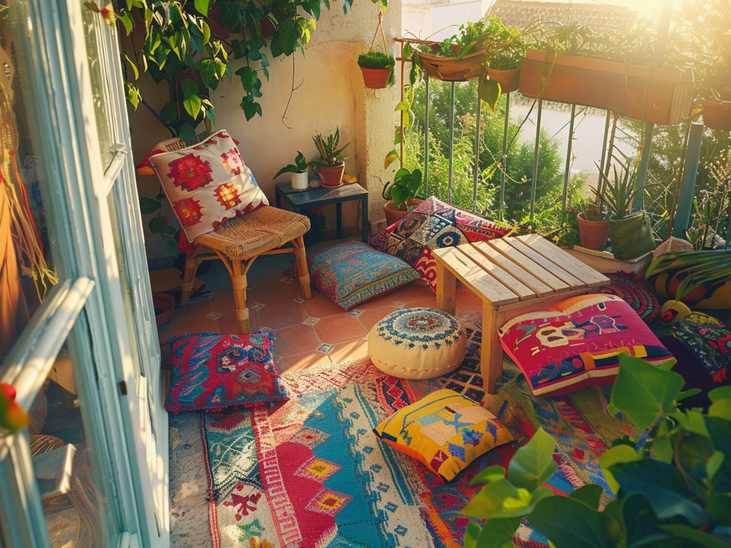 Jakie meble ogrodowe najlepiej sprawdzą się na balkonach w stylu boho?