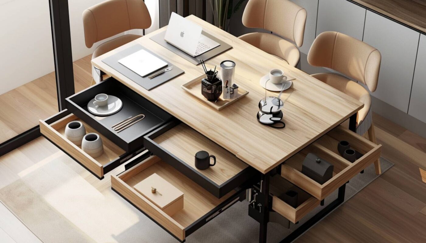 Ranking: Najlepsze stoły wielofunkcyjne na 2025 rok do kawalerek.