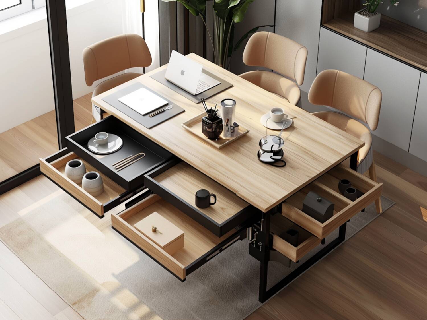 Ranking: Najlepsze stoły wielofunkcyjne na 2025 rok do kawalerek.