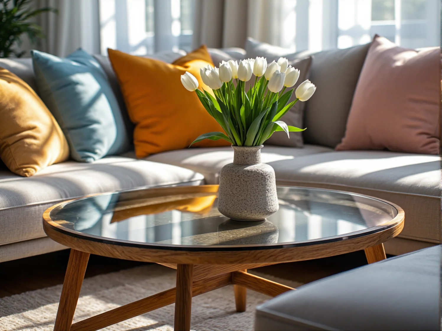 Aranżacja balkonu glamour z eleganckimi detalami i nastrojowym światłem.