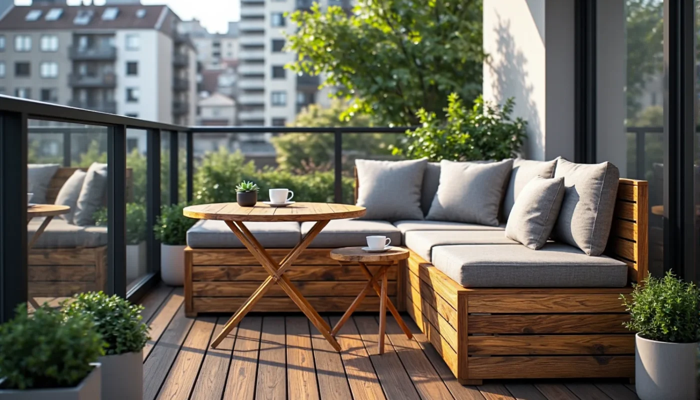 10 pomysłów na urządzenie funkcjonalnego tarasu w kawalerce – stwórz swoją miejską oazę