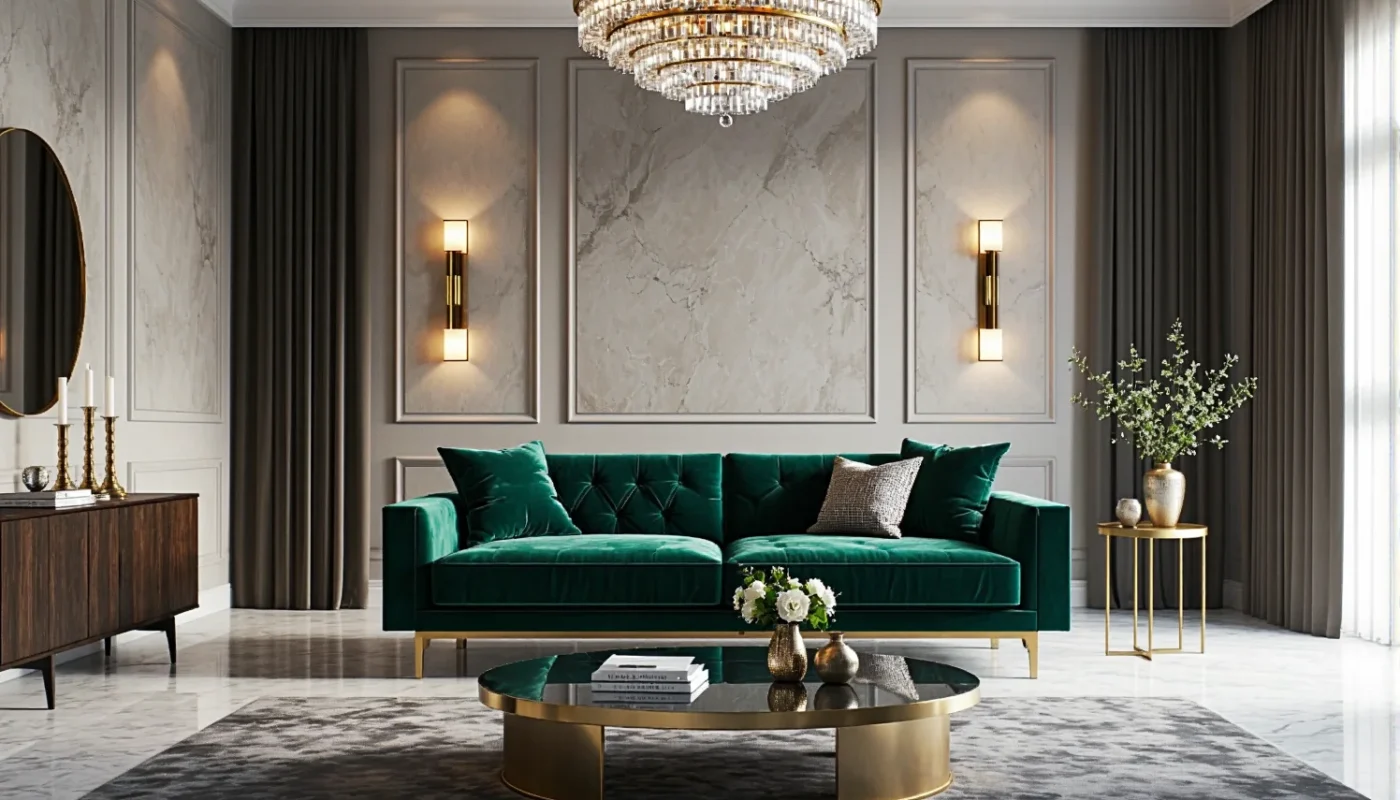 Blask i elegancja – jakie dodatki najlepiej komponują się z przestrzeniami w stylu glamour?