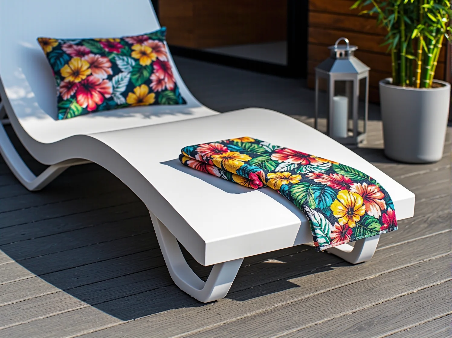 Drewniany leżak z regulacją do ogrodu – trwałość i naturalny design na lata