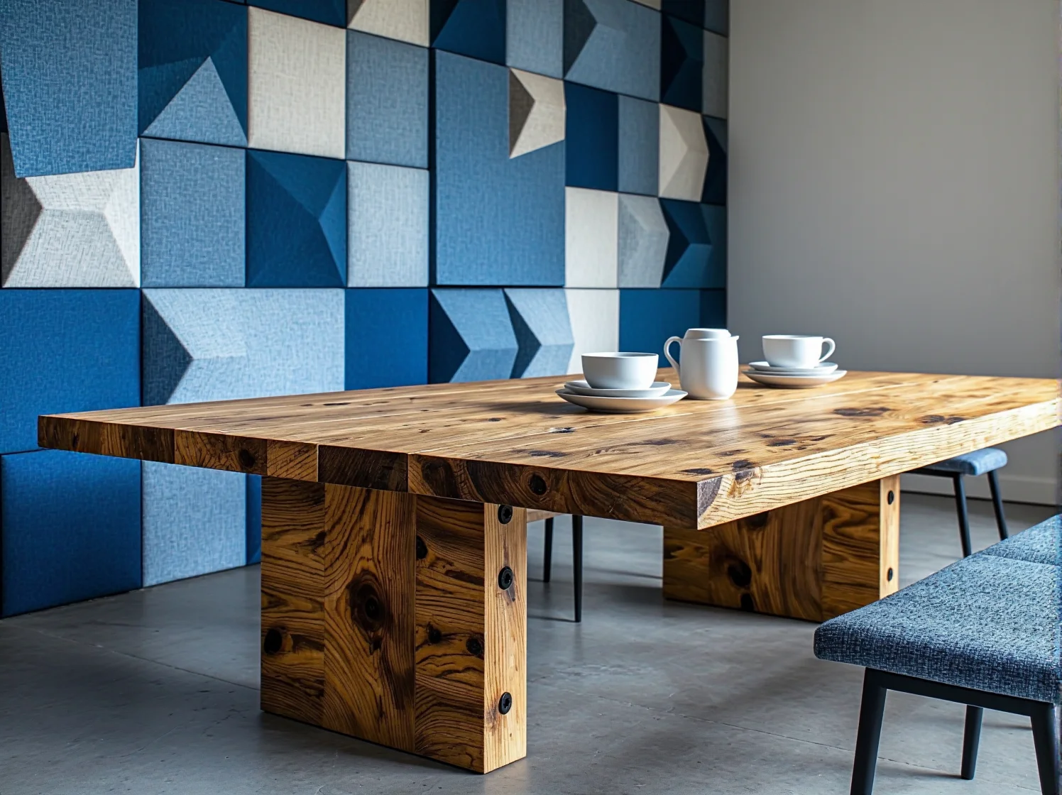 Lampa wykonana z bioplastiku na bazie alg morskich, przykład zrównoważonego oświetlenia wnętrz