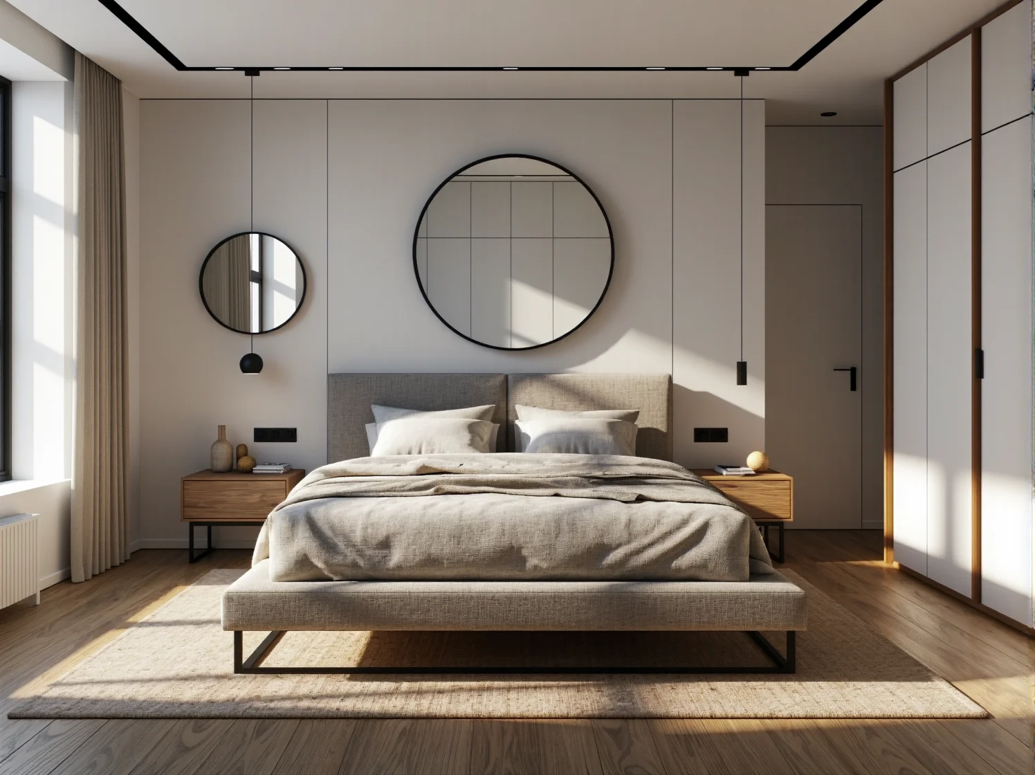 10 inspiracji na urządzenie małej sypialni w stylu minimalistycznym