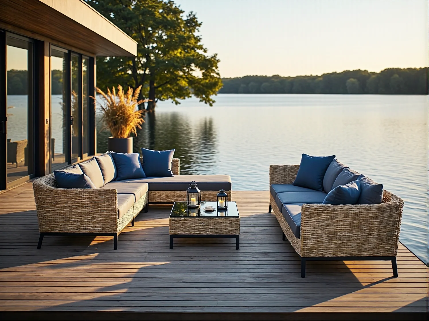 Meble ogrodowe z widokiem na jezioro – jak stworzyć idealną strefę relaksu nad wodą?