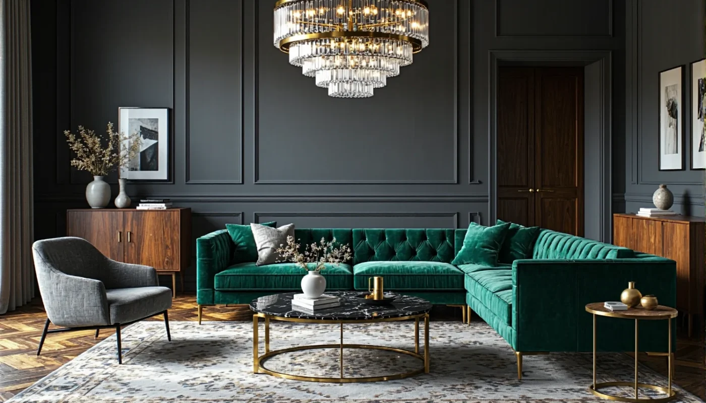 Blask Przeszłości w Nowoczesnym Wydaniu: Jakie Oświetlenie Najlepiej Komponuje się z Wnętrzami Glamour z Nutą Retro?