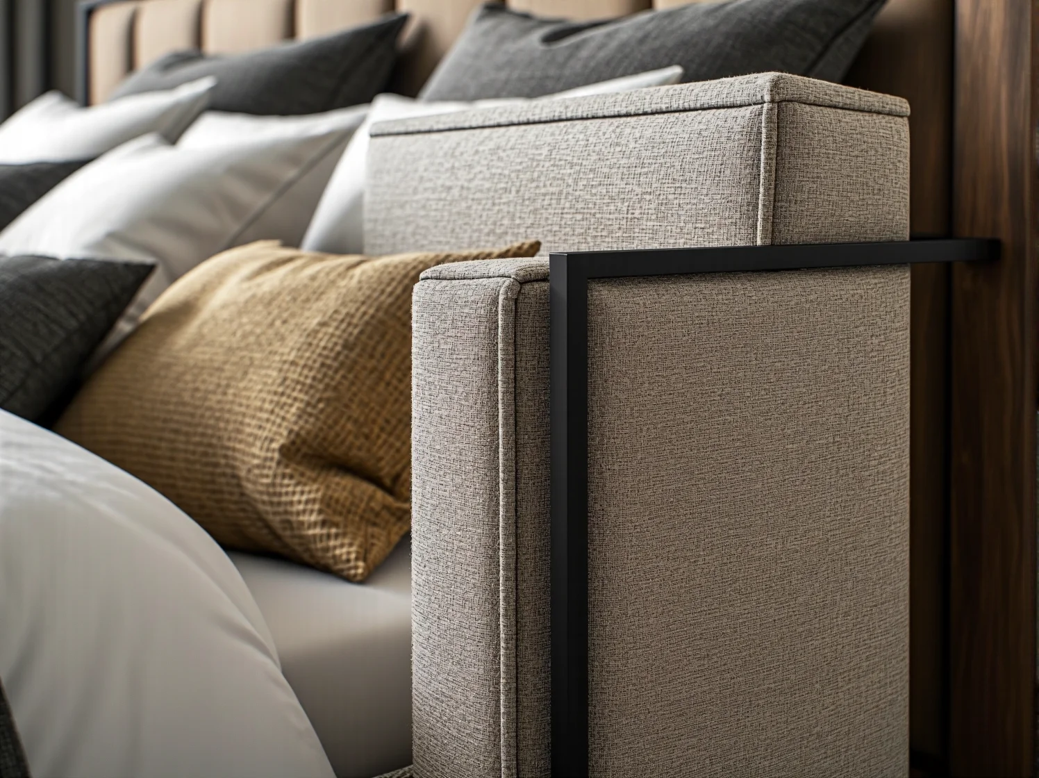 Pojemne szuflady w podstawie łóżka jako dodatkowy schowek