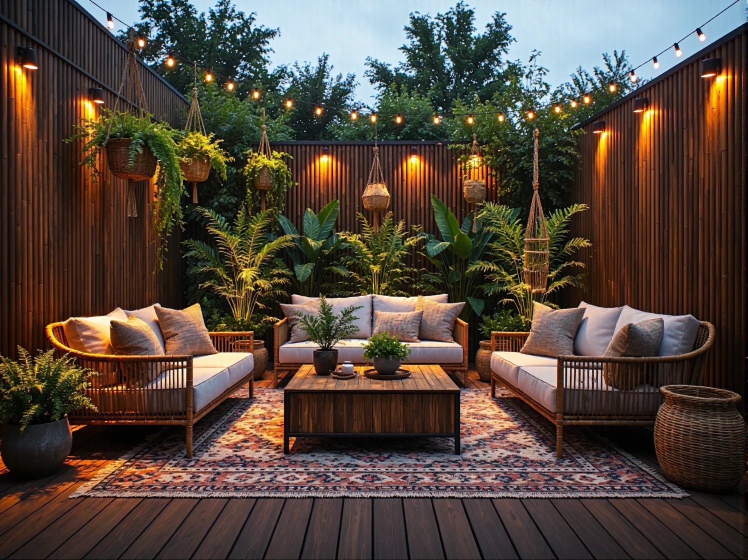 Taras w stylu boho: Jak stworzyć magiczny klimat za pomocą oświetlenia punktowego?