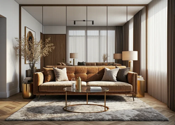 Jakie meble sprawdzają się najlepiej w kawalerkach w stylu glamour?