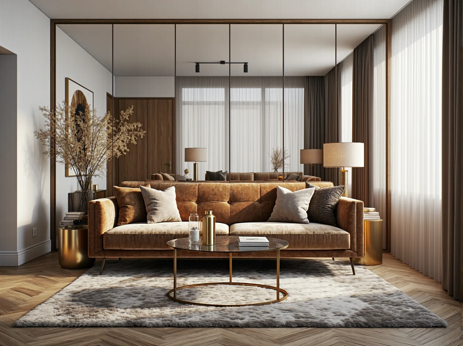 Jakie meble sprawdzają się najlepiej w kawalerkach w stylu glamour?